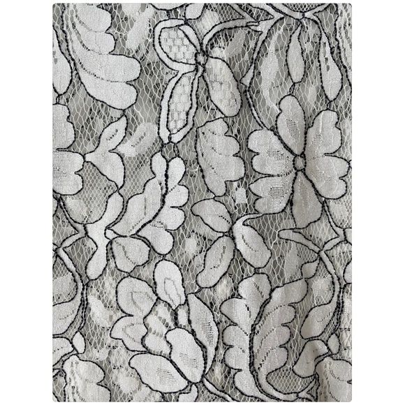 ANNE FONTAINE LACE RUFFLE COLLARED BUTTON DOWN BLOUSE - Picture 3 of 5